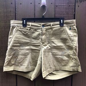 Anthropologie Olive Green Cargo Shorts (30)